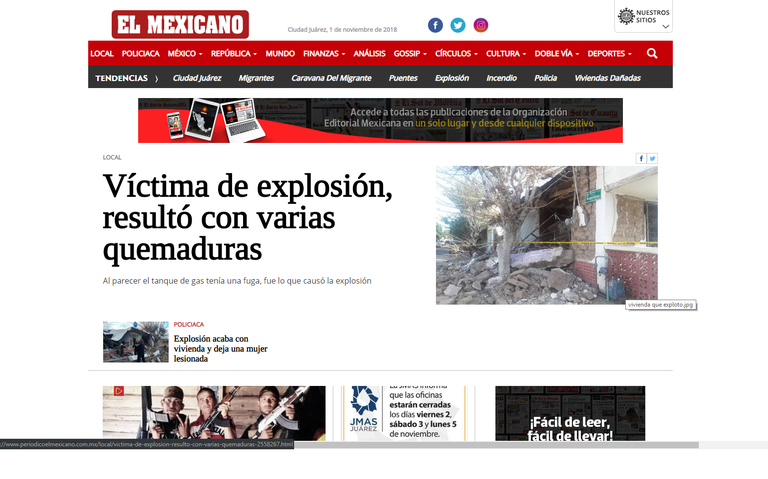 Renueva 'El Mexicano' su periódico digital - El Heraldo de Juárez |  Noticias Locales, Policiacas, sobre México, Chiahuahua y el Mundo